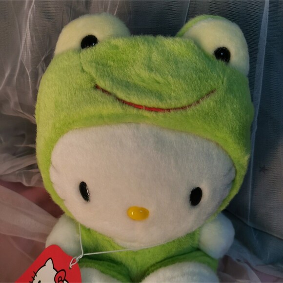 Hello Kitty Frog Plush Kigurumi Rare Vintage Sanrio Toy Rare Collectible 1990s - Picture 16 of 16